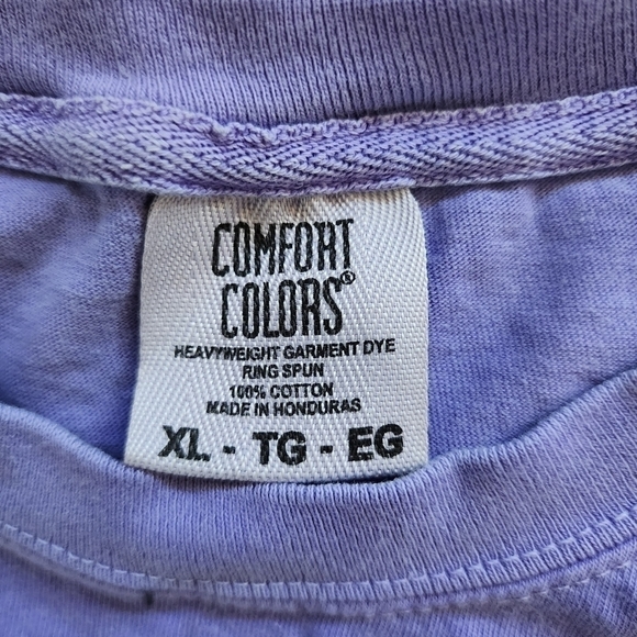 Happy Halloween Witches Graphic T-Shirt Tee Plus Size Women's XL Purple Cute EUC - Picture 4 of 5